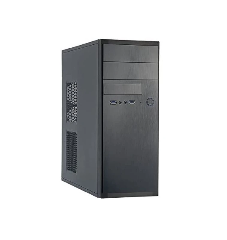 Chieftec HQ-01B Midi-Tower Computer Case Black – Computer Case (Midi-Tower, PC, Black, ATX, Micro ATX, Home/Office, 12 cm)