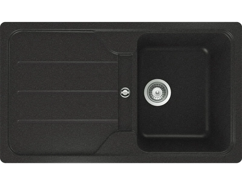 Schock FOMD100AGON Formhaus D100 Kitchen Sink, Onyx, 86 x 50 cm