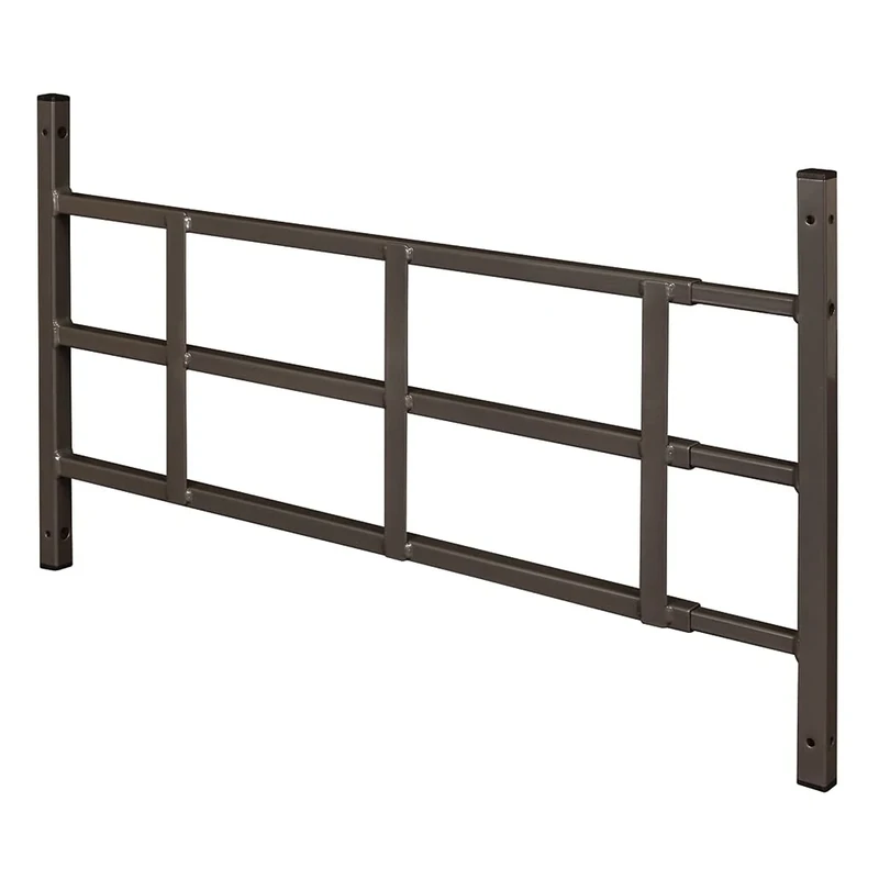 Segal S 4754 16 in. Fixed 3-Bar Window Grill (Width Expandable) Guard, Bronze, 15-1/4"H x 23-1/2"-38" W