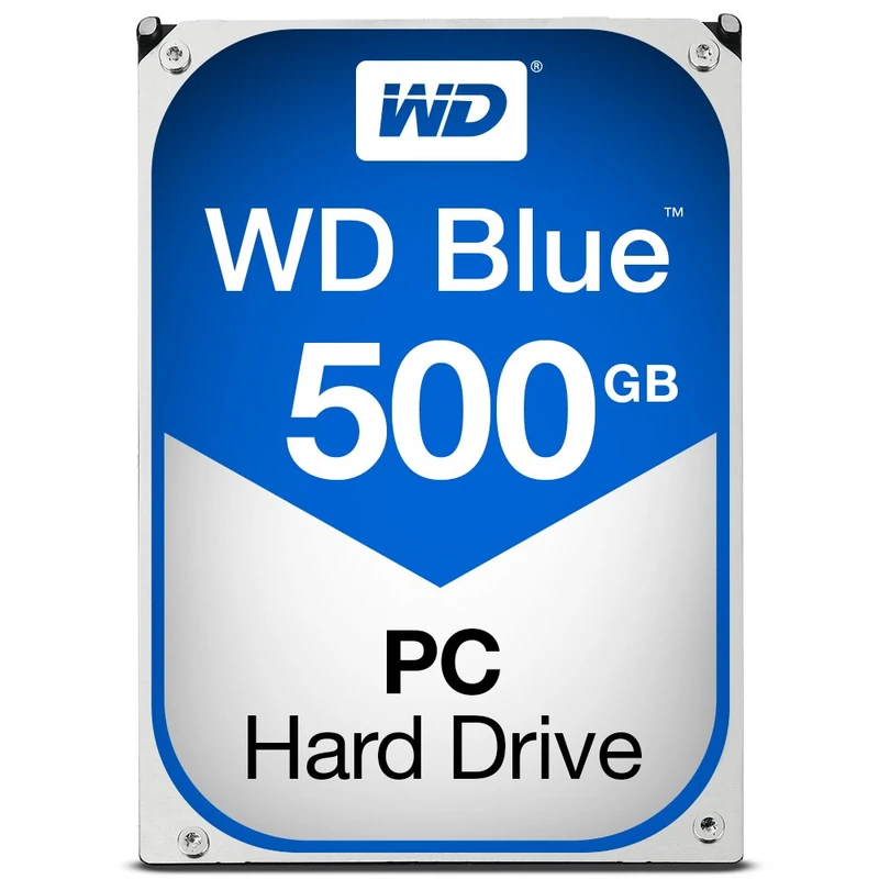 Western Digital Blue Desktop 500 GB 7200RPM SATA III 3.5-Inch PC Hard Drive - Black