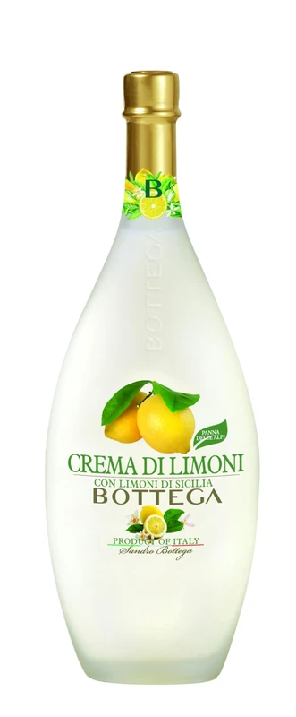Bottega Cream liqueur Limoncino Limoni of Sicily - 500ml
