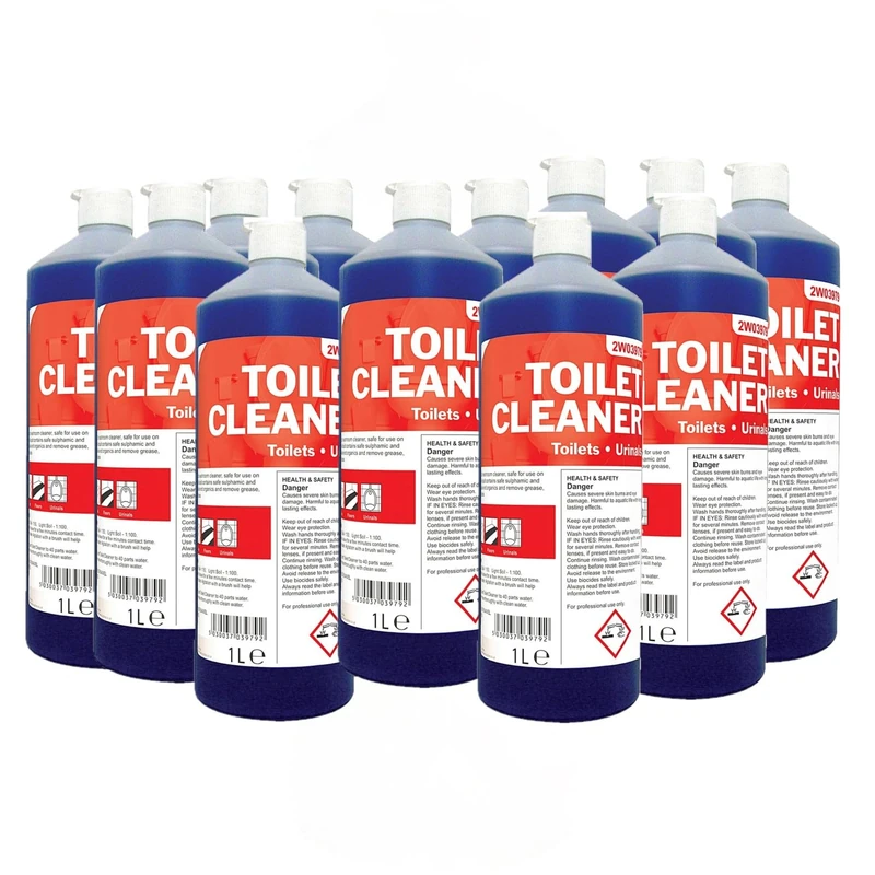 2Work Toilet Cleaner Daily Perfumed 1 Litre (Pack of 12) 2W04577