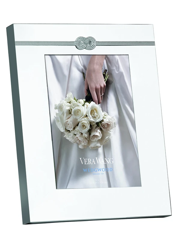 Wedgwood Vera Wang Photo Frame, Silver, 5x7, 5700527102