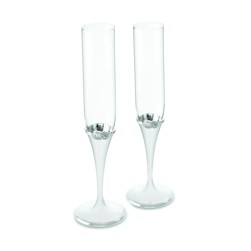 Wedgwood Vera Wang Infinity Toasting Flute Pair