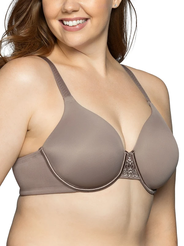 Vanity Fair Women's Beauty Back Full Figure Bra, Underwire-Walnut, 42 C