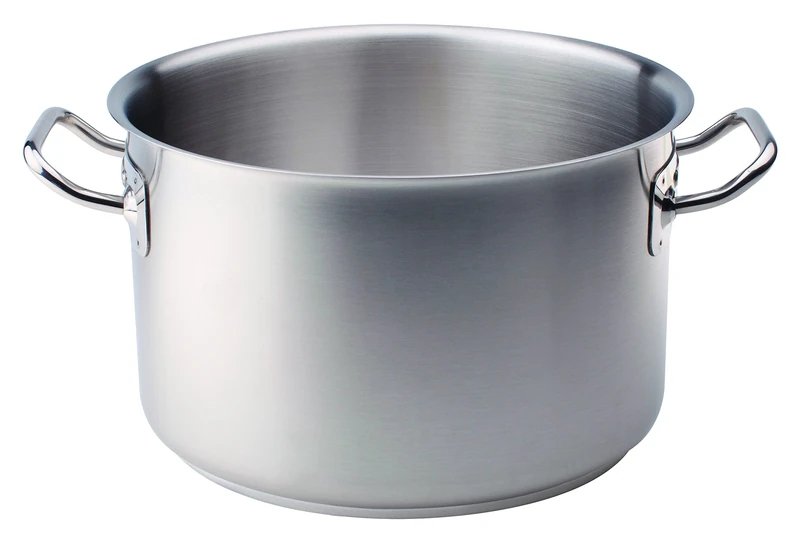 Pentole Agnelli Stainless Steel Deep Saucepot with 2 Handles, 15.86 Litre