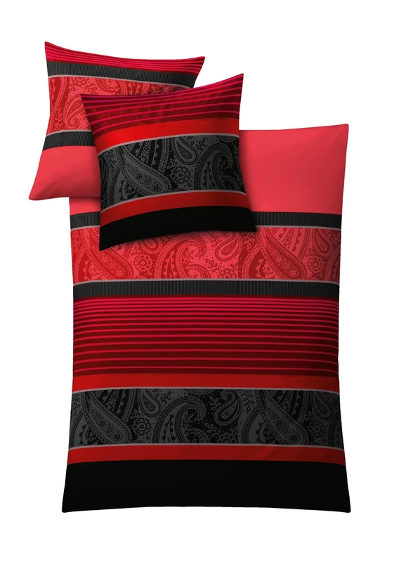 Kleine Wolke Cambridge 6162453954 2-Piece Bed Linen 155 x 220 cm Ruby