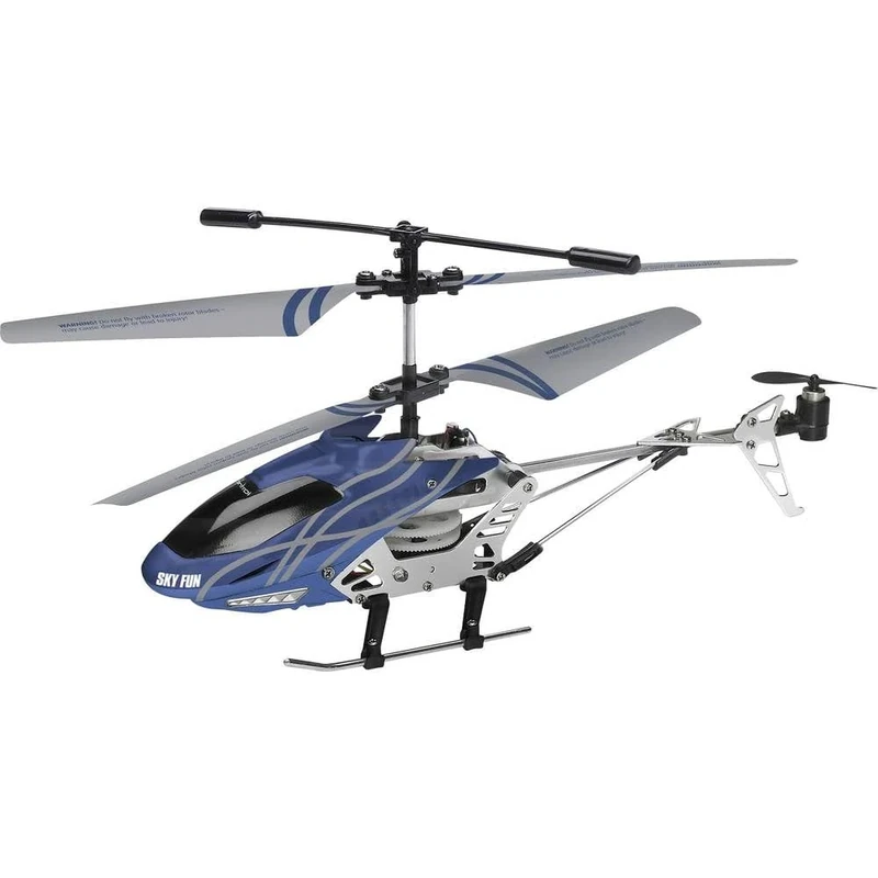 Revell Control 23982 Remote Control Helicopter Sky Fun With Precise 2.4 GHz Control, Gyro, 3 Channel, Easy To Fly, Very Stable, Spare Rotor Blades, 18.5cm in length
