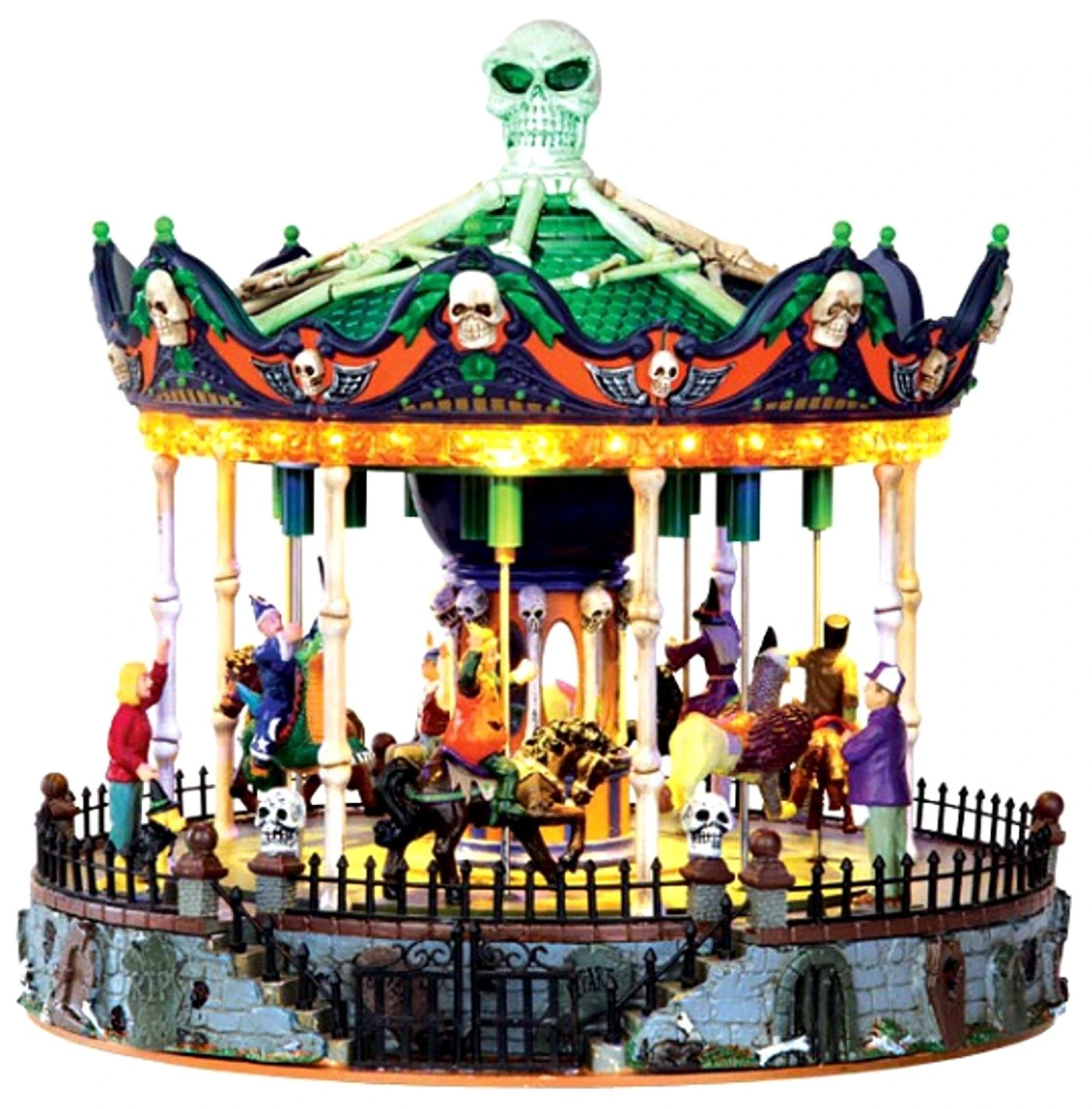 Lemax 34605-UK Spooky Town Sights & Sounds: Scary-Go-Round