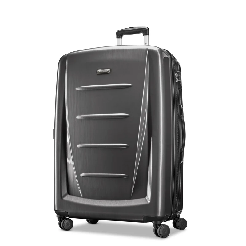 Samsonite Winfield 2 Hardside Luggage with Spinner Wheels, Charcoal, Checked-Large 28-Inch, Winfield 2 Hardside Luggage with Spinner Wheels