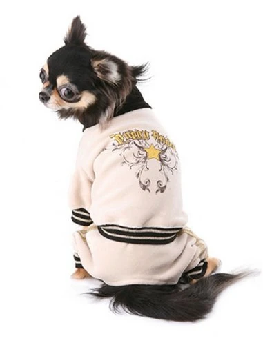 Puppy Angel Star Jogging Set Beige - Image 1