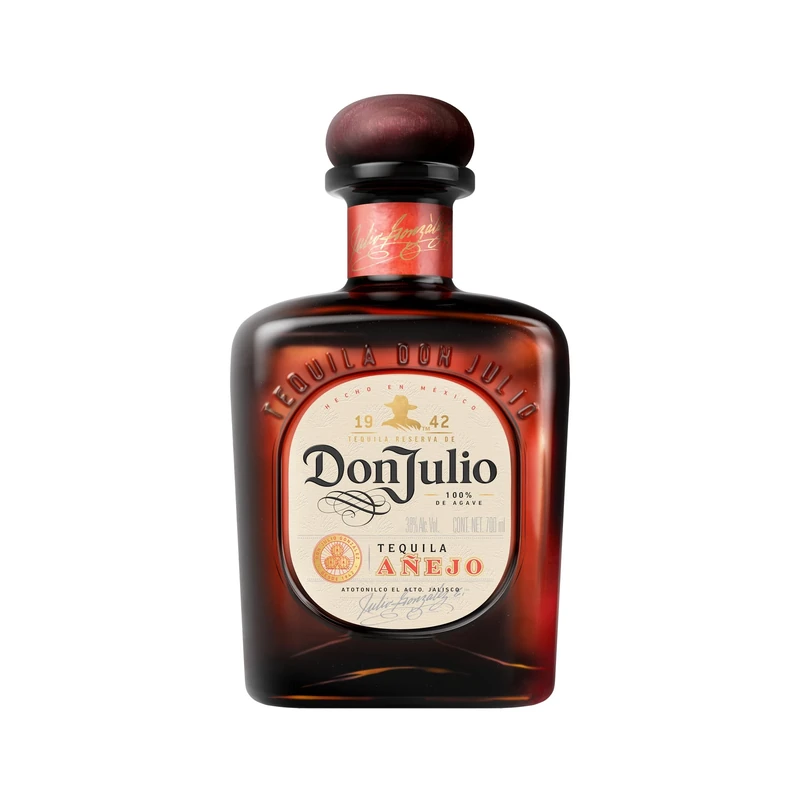 Don Julio Añejo Tequila | 38% vol | 70cl | Rich & Complex | Wood & Hints of Vanilla | Balance of Agave | Barrel Aged 18 Months | Sipping Tequila | a Gift to Impress | Perfect for Gifting