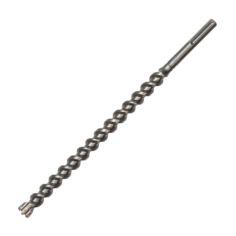 wolfcraft “Professional 4-cut” Concrete Drill Bit, Tungsten Carbide Tipped, SDS-max, Ø 28 mm I 5347000 I For drilling into reinforced concrete