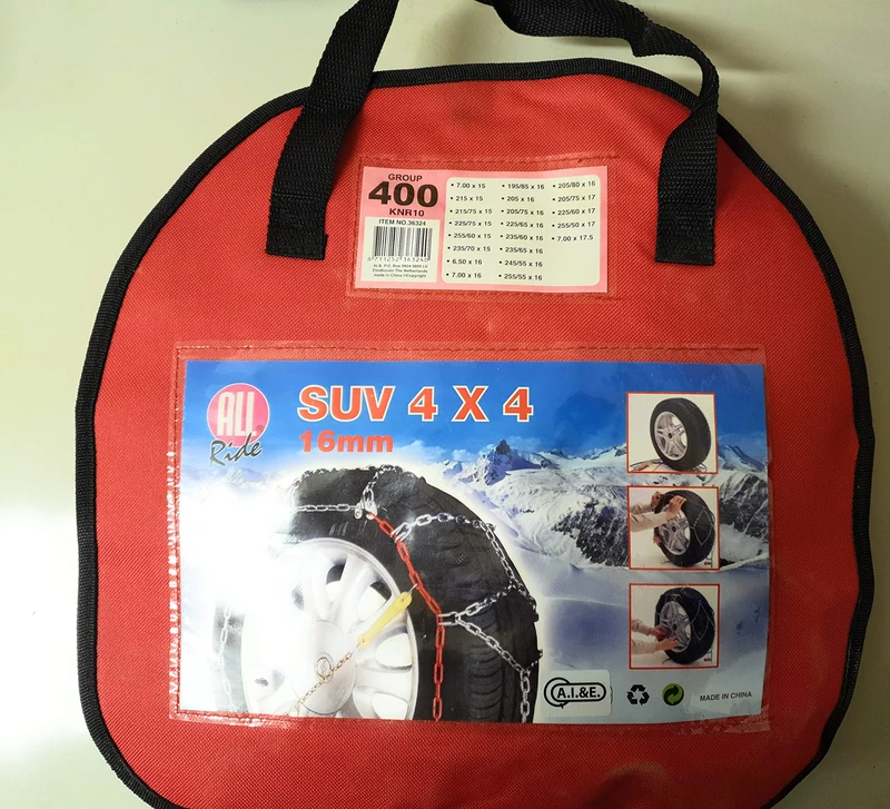 All Ride 36324 Chaines à Neige SUV 4 x 4 400, 2 pieces - Image 1