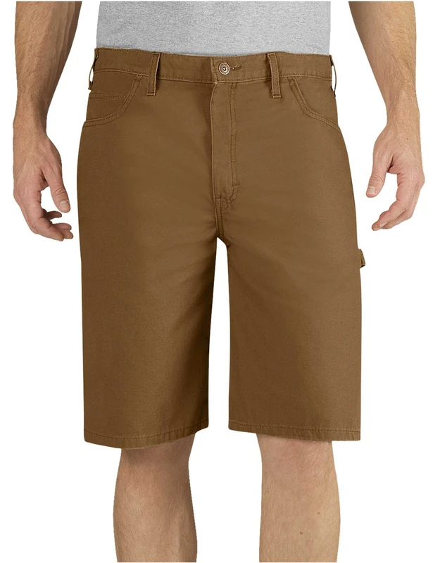 Dickies Men's 11 Inch Lightweight Duck Carpenter Short, Brown Duck, 42 - Image 1