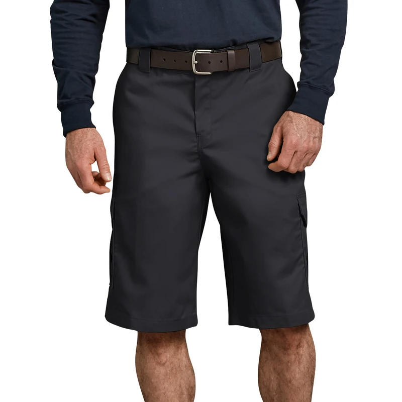 Dickies Men's Flex 13-Inch Relaxed Fit Cargo Short, Black, Medium - Image 1