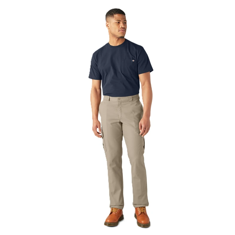 Dickies, Men's, Mechanical Stretch Cargo Pant Regular, Desert Sand, 32W / 32L