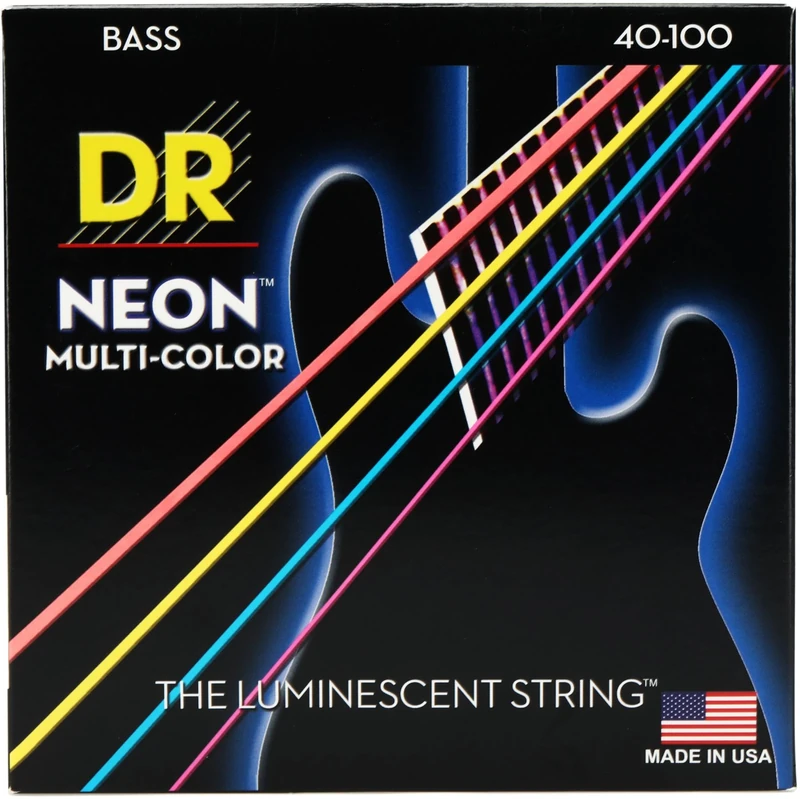 DR Strings HI-DEF NEON Bass Guitar Strings (NMCB-40)