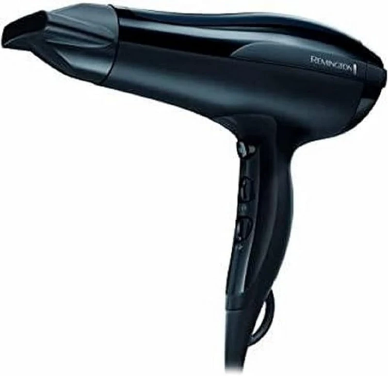 Remington Pro Air D5210-hair dryer, ionic dryer, ceramic grating, concentrator, 2200 W, Black