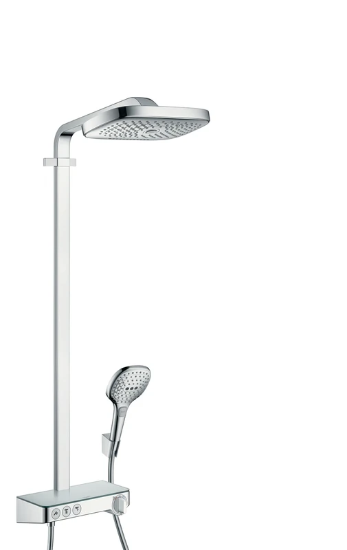 hansgrohe Raindance Select E Showerpipe 300 3jet with ShowerTablet Select 300
