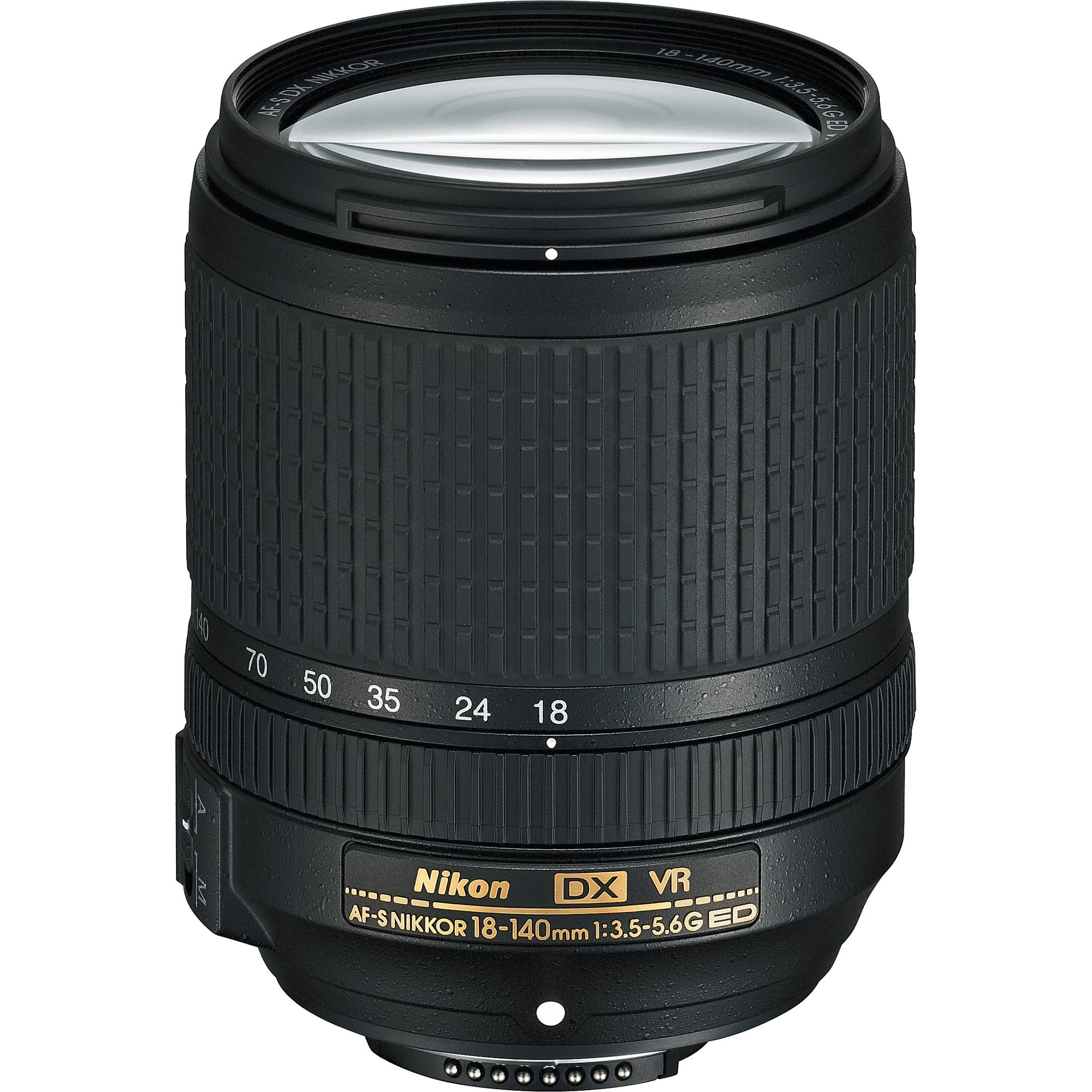 Nikon AF-S DX 18-140mm f/3.5-5.6G ED VR Lens - Black