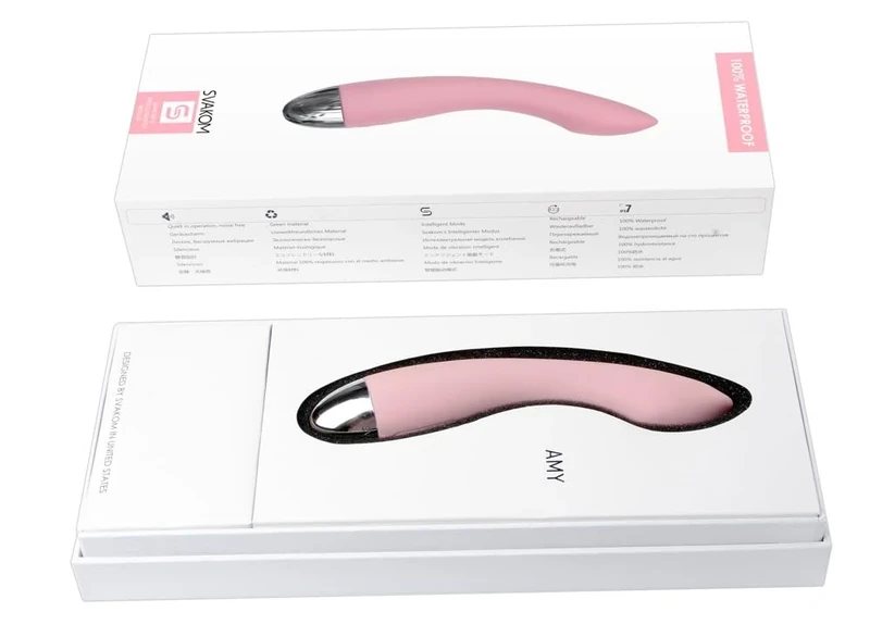Svakom Pale Pink G-Spot Vibrator Amy