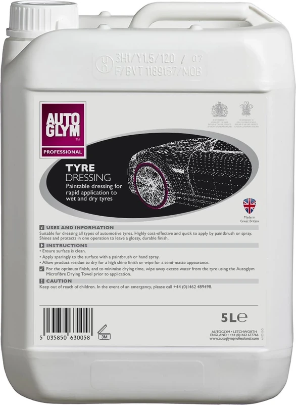 Autoglym New Tyre Dressing Solvent free tyre dressing free Autogly...