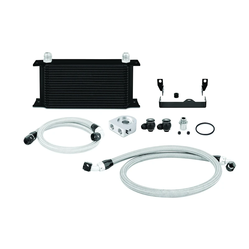 Mishimoto MMOC-WRX-06BK Oil Cooler Kit Compatible With Subaru WRX/STI 2001-2007 Black