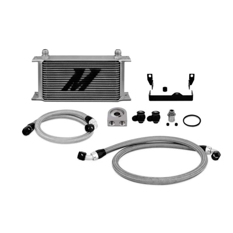 Mishimoto MMOC-WRX-06 Oil Cooler Kit Compatible With Subaru WRX/STI 2001-2007 Silver