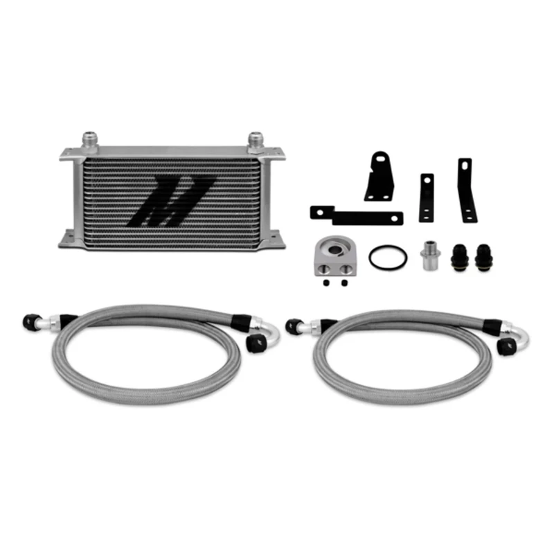 Mishimoto MMOC-S2K-00 Oil Cooler Kit Compatible With Honda S2000 2000-2009 Silver