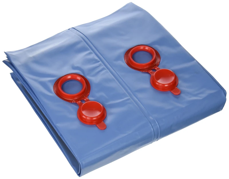 Robelle 3809-12 Pool Cover Weights, 12-Pack, 8 ft. Blue Double Chamber, 16 Gauge