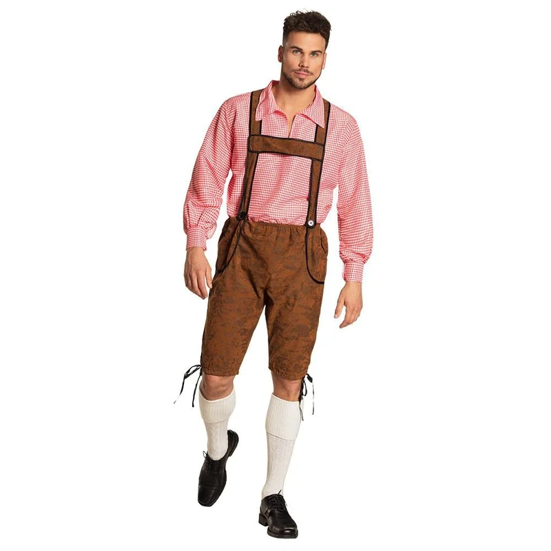 Boland 83571 – Adults Costume Bavarian Bursche Werner, Pants and Shirt Size 54/56
