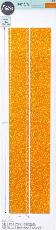 Bigz XL 25 Inches Die – Strip, 2 1/2 Inches Wide
