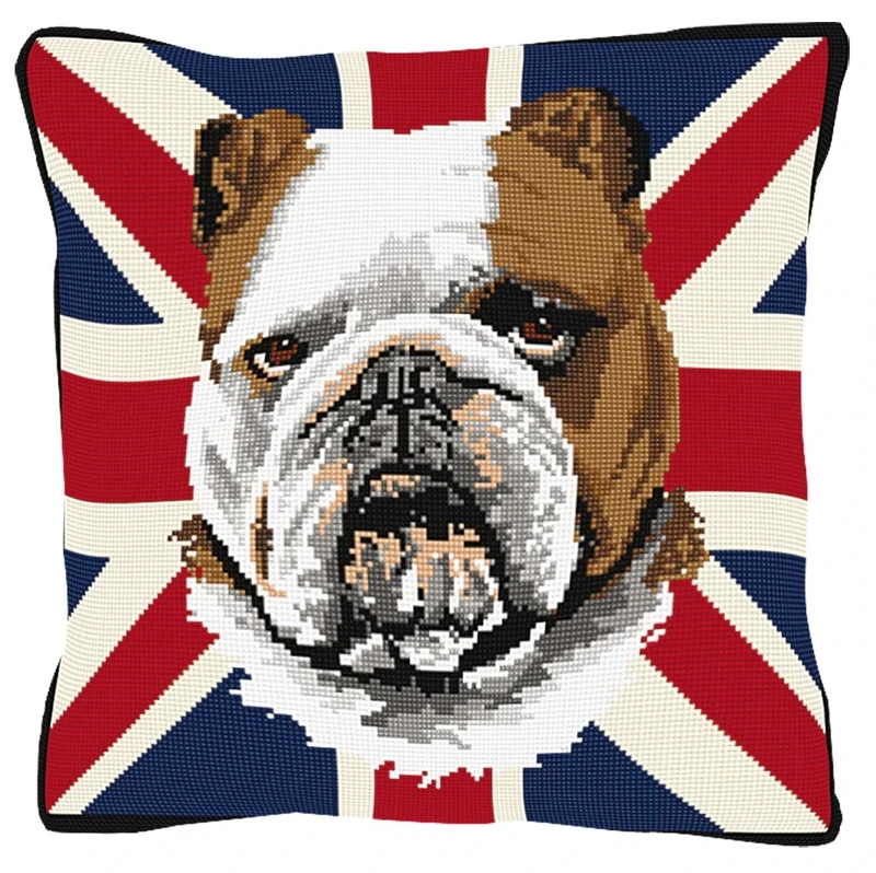 Brigantia Needlework Winston Tapestry Cushion Front Kit in Tent Stitch