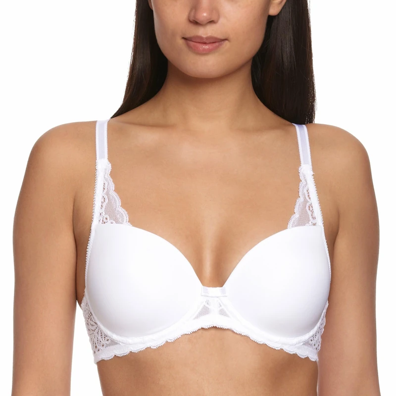 Triumph Women's Amourette Spotlight WHP X Everyday Bra, White, 34DD