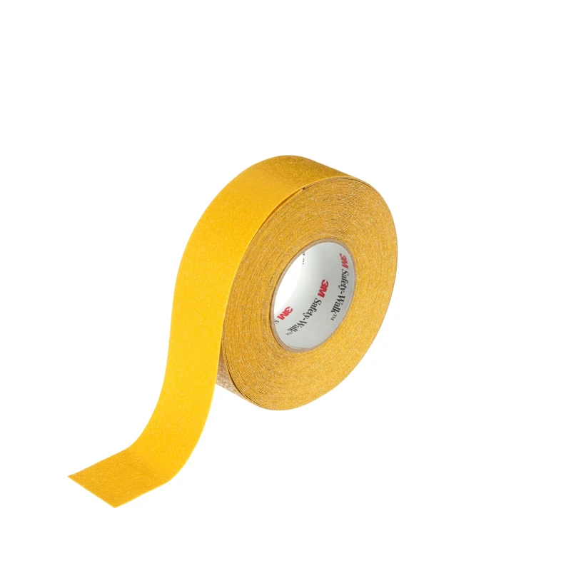 3M Safety-Walk Slip Resistant General Purpose Tape 600 Series, Yellow, 51 mm x 18.3 m