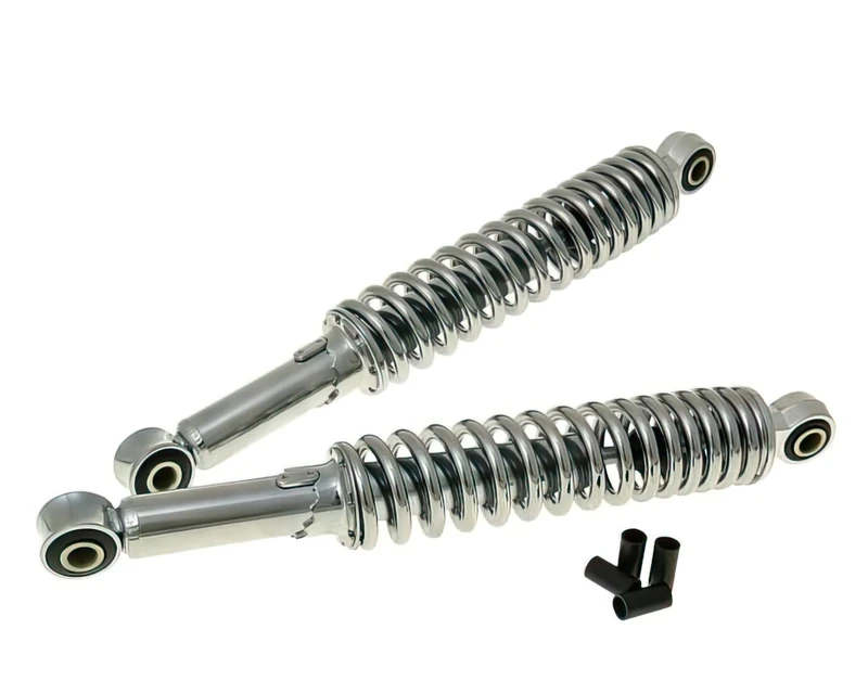 Shock Absorber Set Universal Chrome 320 mm - Moped, Mokick, Moped