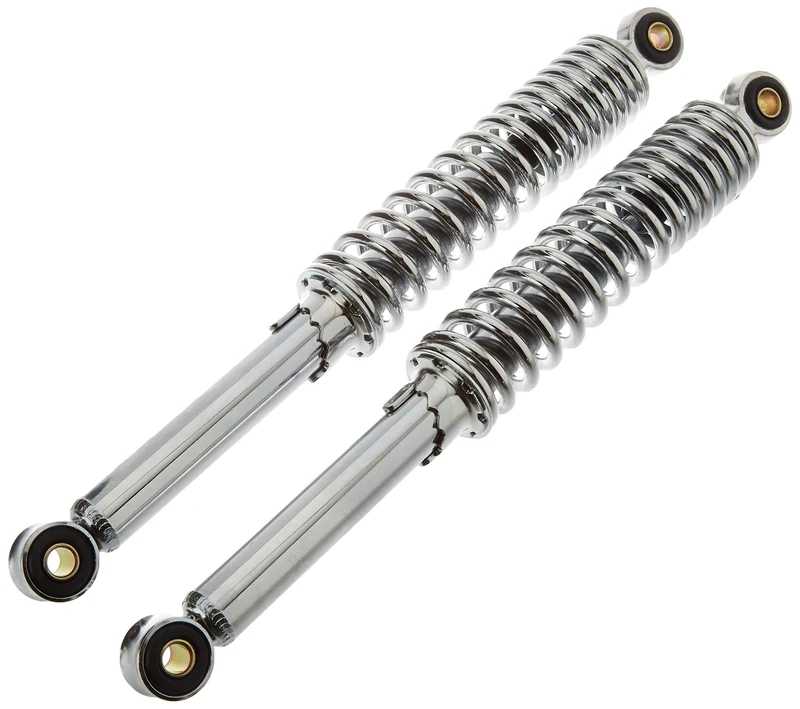 Bike Equipment rear shock absorber set universal chrome 360mm - Image 1