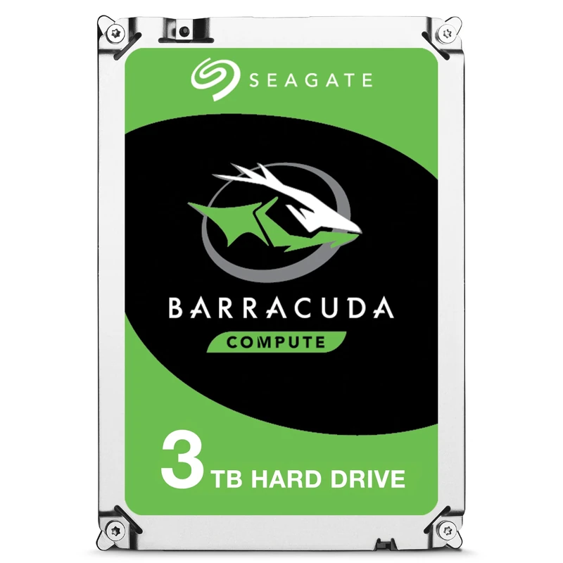 Seagate BarraCuda 3TB Internal Hard Drive HDD – 3.5 Inch SATA 6 Gb/s 7200 RPM 64MB Cache for Computer Desktop PC (ST3000DM008)