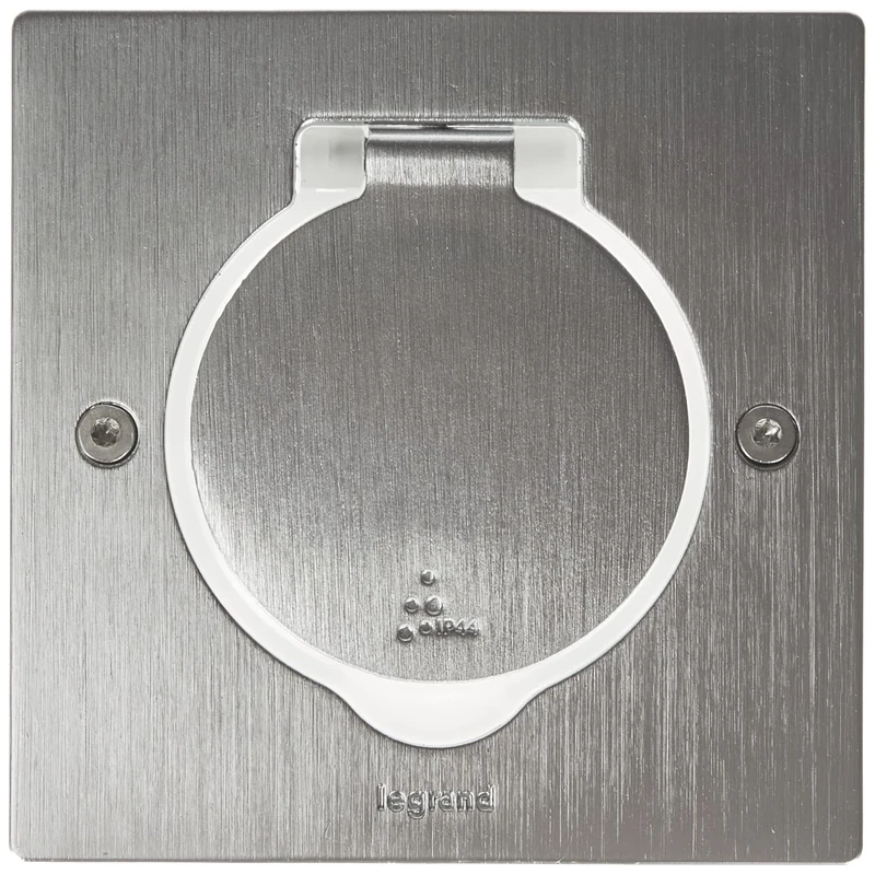 Legrand 089700 Box Ip44 Base and 2 Modules – Stainless Steel