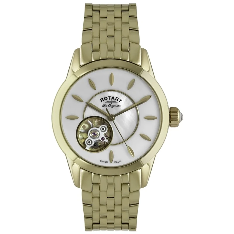 Rotary LB90513-41 Ladies Les Originales Automatic Gold Plated Watch