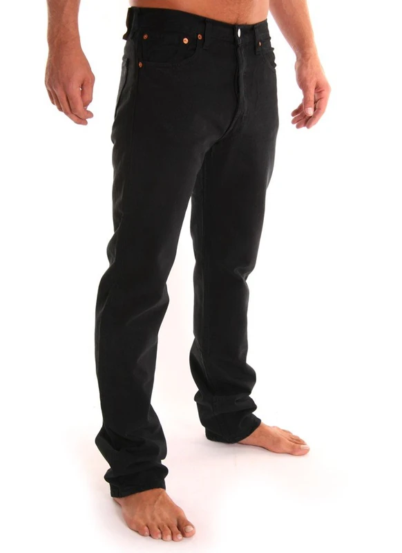 Levi's Men's 501 Original Fit Jeans, Schwarz, 26W / 32L