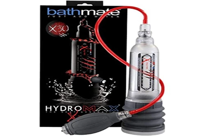 Bathmate Hydromax X30 Xtreme Male Enhancement Penis Pump, Clear - Image 1