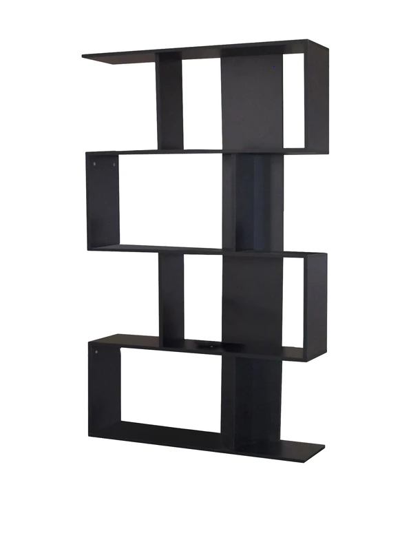 Temahome Sigma Library Shelf, Black, 89 x 25 x 165 cm