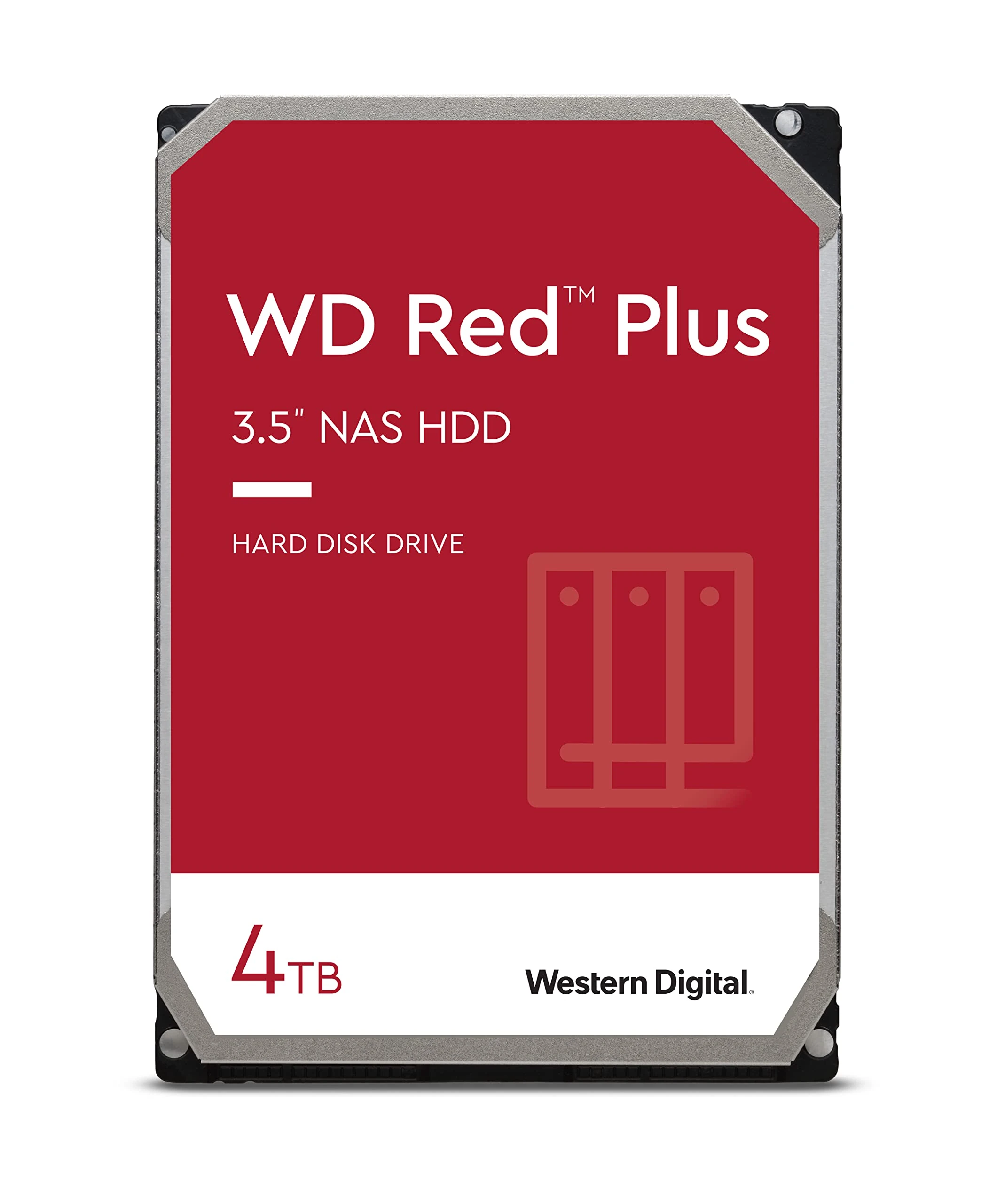 Western Digital 4TB Intellipower SATA 6Gb/s 64 MB Cache 3.5-Inch NAS Desktop Hard Disk Drive - Red (WD40EFAX)