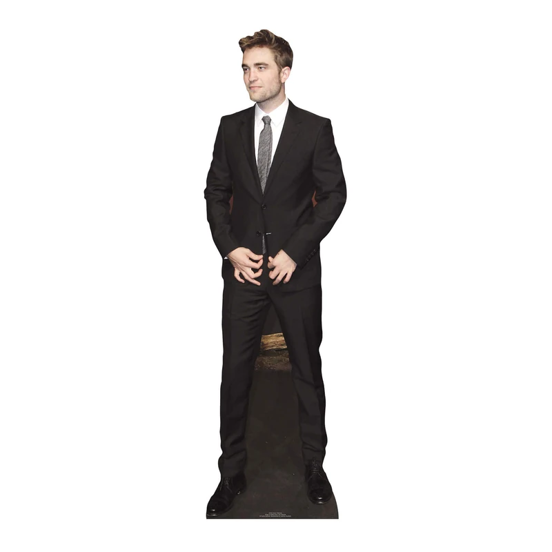 Star Cutouts CS436 Robert Pattinson Lifesize Cardboard Cutout – Film Fan Party Decoration, Birthday Gift & Celebrity Display