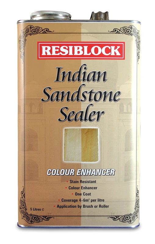 Everbuild EVBRBINDENH5 Resiblock Indian Sandstone Sealer Colour Enhancer 5 Litre
