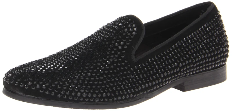 Steve Madden Men's Caviarr Slip-On, Black, 11.5 UK