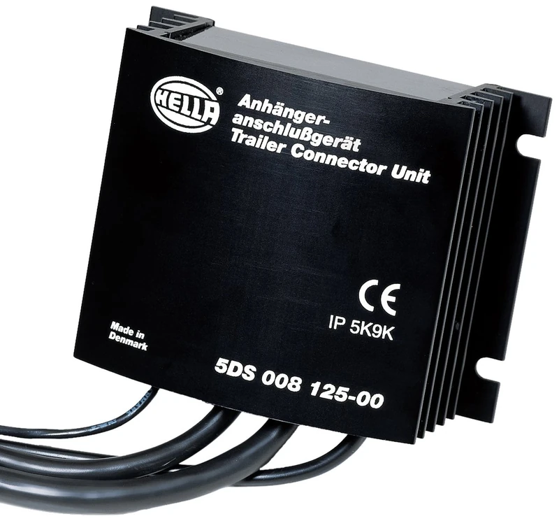 HELLA 5DS 008 125-001 Voltage Transformer - Input Voltage: 24V - Output Voltage: 12V - incl. additional harness for trailer lamp