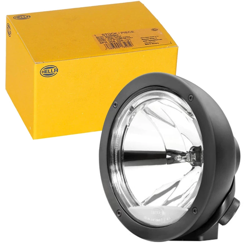 HELLA 1F1 009 094-041 Hybrid-Spotlight - Luminator Compact Celis - 12/24V - Round - Reference number: 37.5 - Bolted - Clear diffusing lens - Lens Colour: Crystal clear - Cable: 800mm - left/right